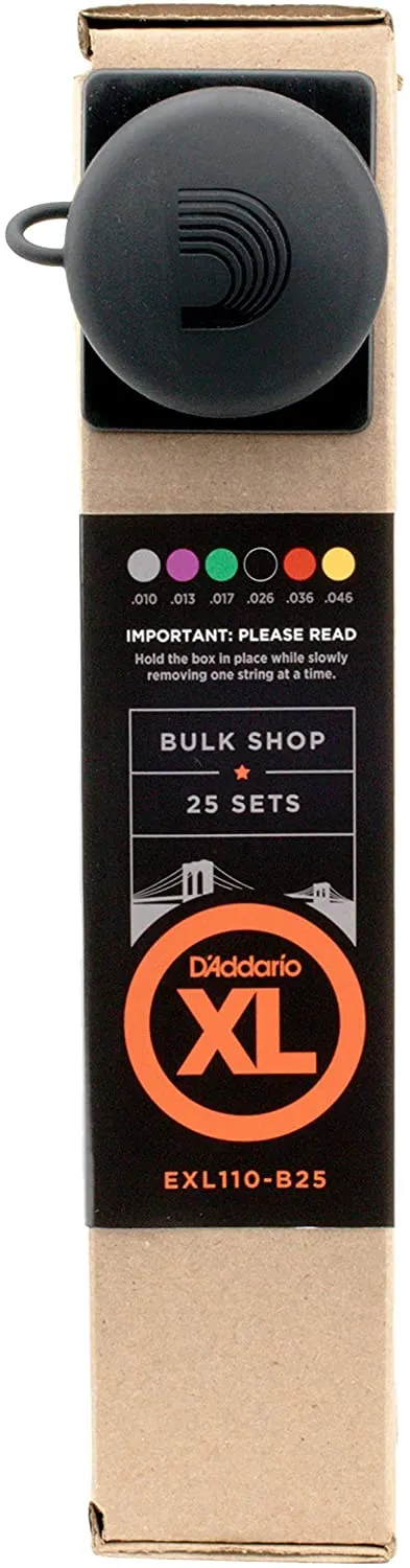 D'Addario EXL110 Nickel Wound Electric Guitar Strings, Regular Light, 10-46