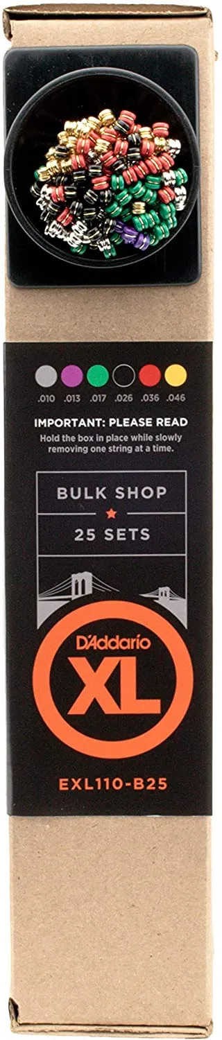 D'Addario EXL110 Nickel Wound Electric Guitar Strings, Regular Light, 10-46