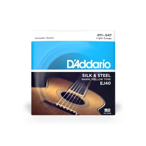 D'Addario Silk & Steel Acoustic Guitar Strings