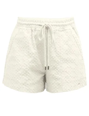 Danita Drawstring Shorts in White