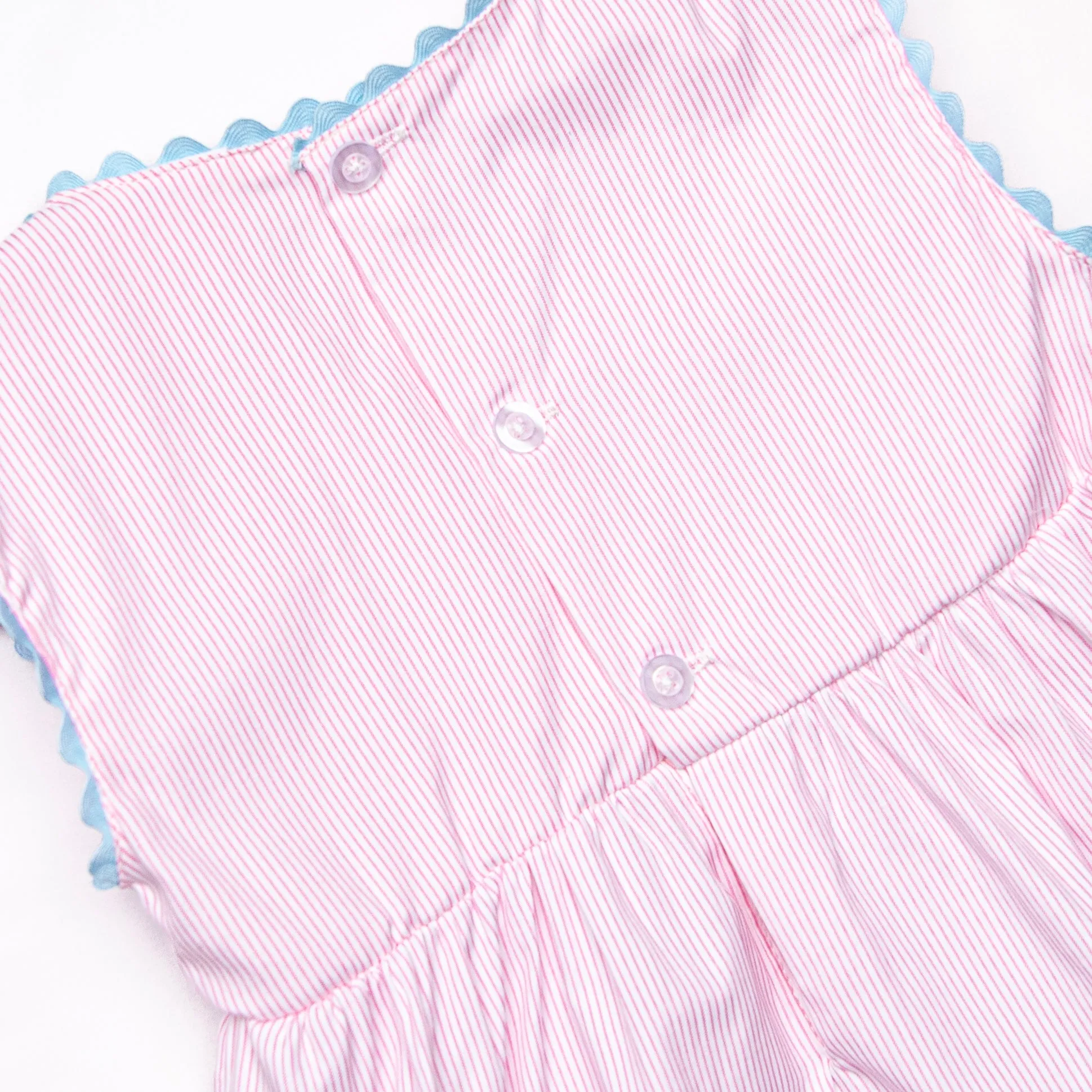 Darcy Bloomer Set, Pink Stripe
