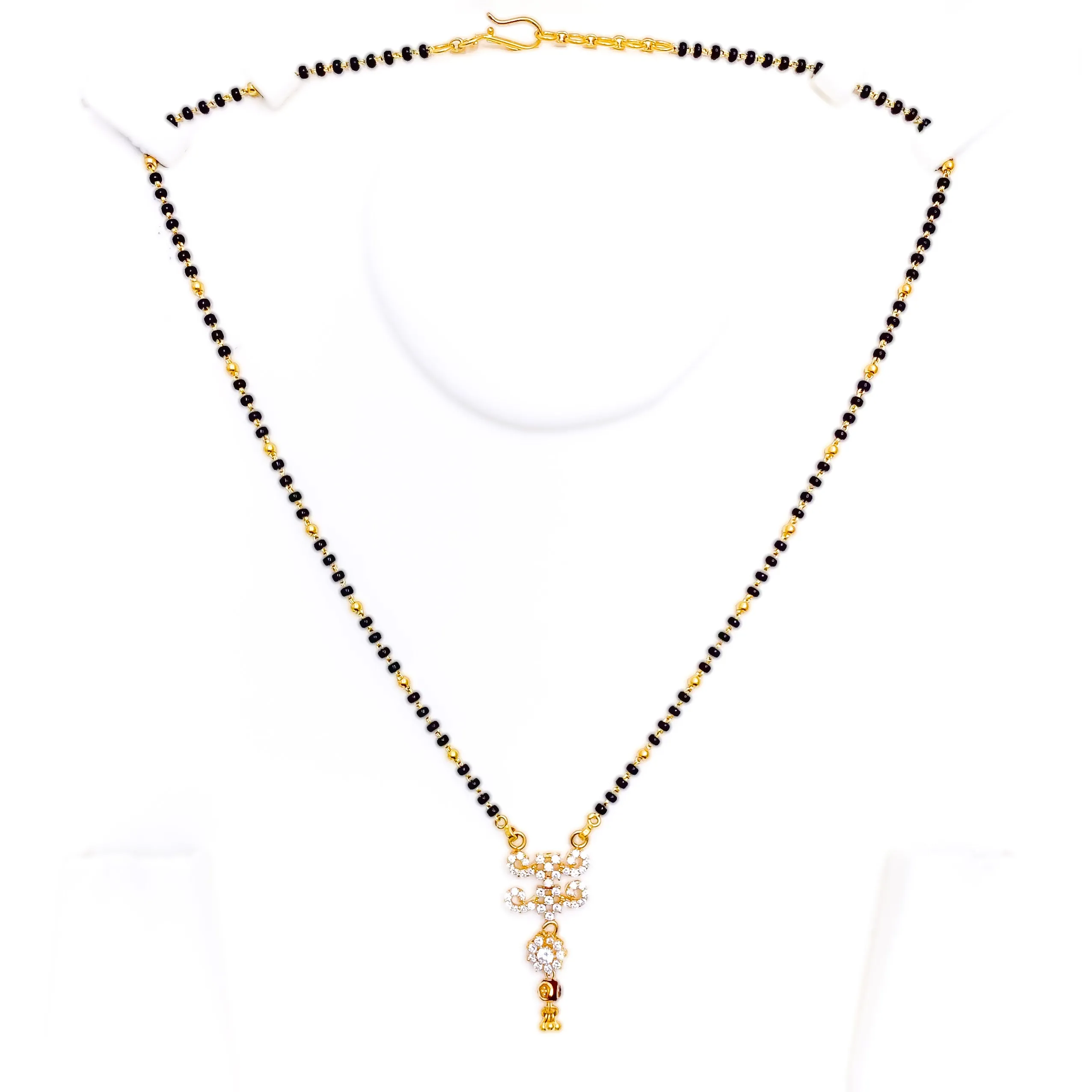 Dazzling Festive 22k Gold CZ Mangal Sutra