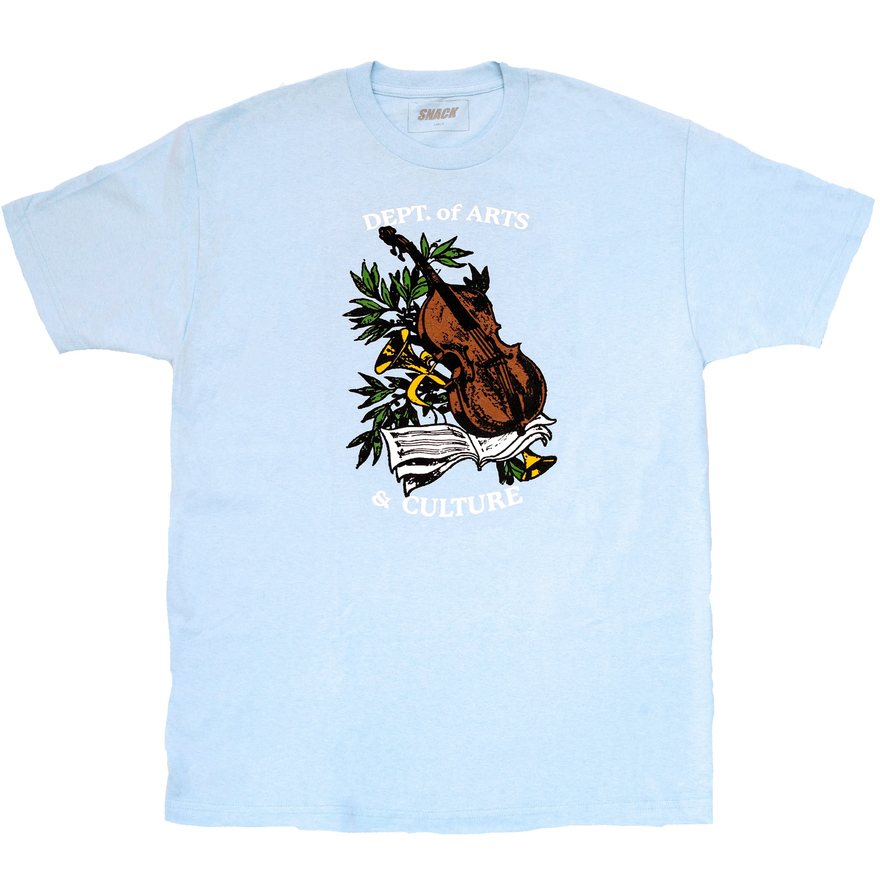 DEPT OF ARTS TEE SKY BLUE