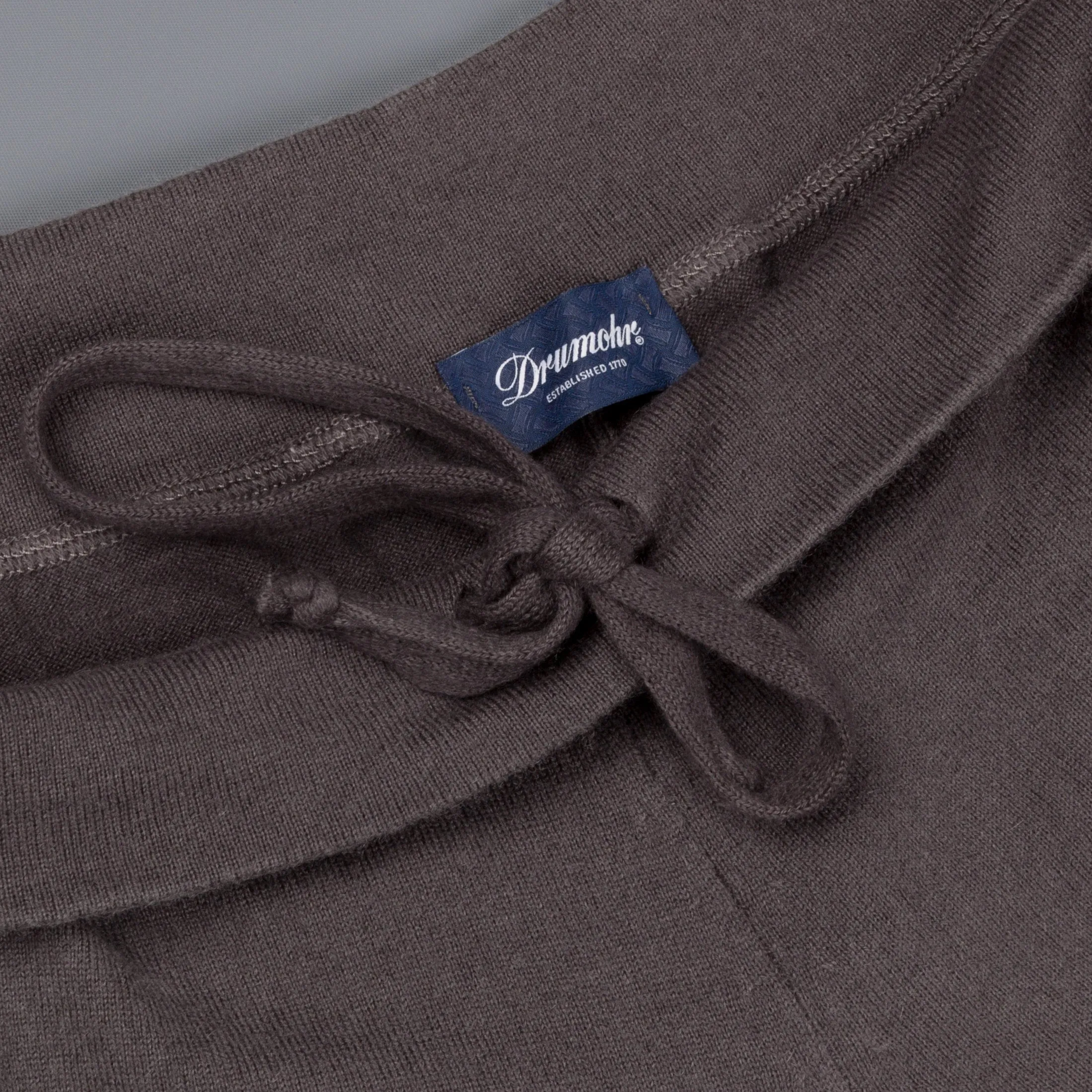 Drumohr Cashmere Sweatpants Frost Grey