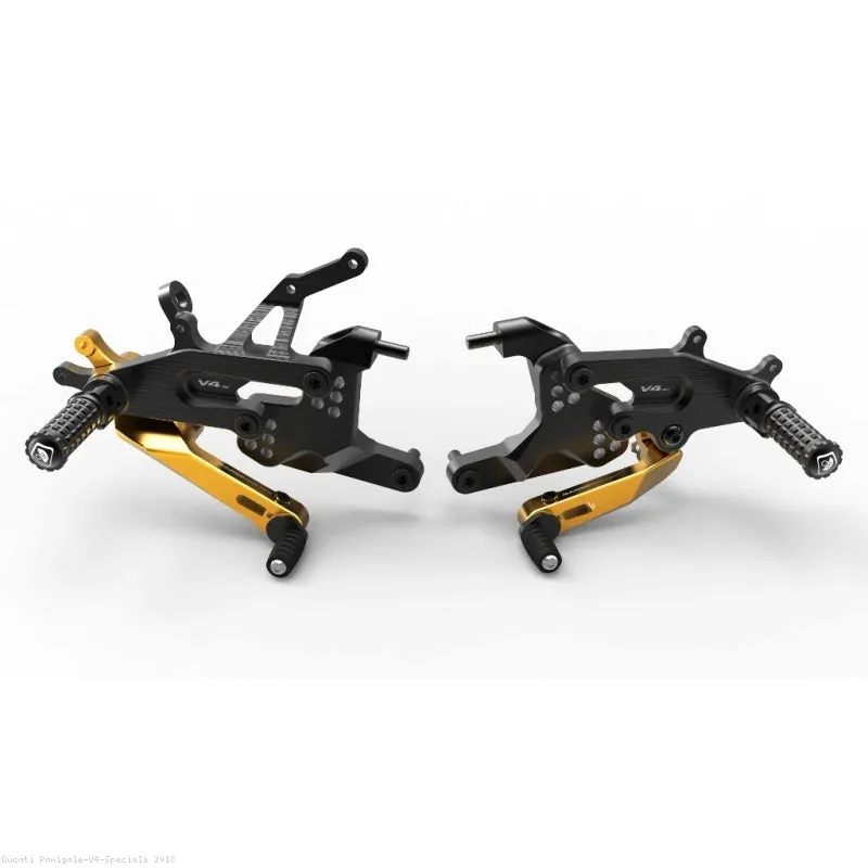 Ducabike Adjustable SBK Rearsets for Ducati Panigale V4