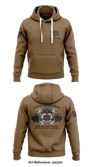 E Co 1-189th GSAB    Core Men's Hooded Performance Sweatshirt - E0CzGf