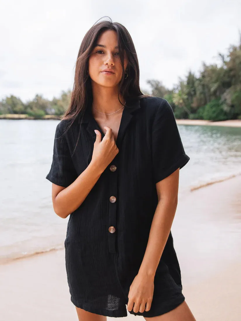 Easy Breezy Romper - Black