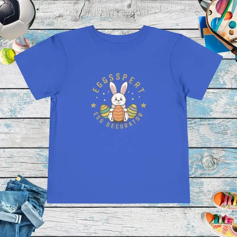 Eggspert Toddler Tee for Young Egg Decorators