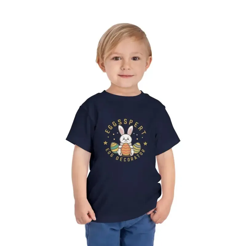 Eggspert Toddler Tee for Young Egg Decorators
