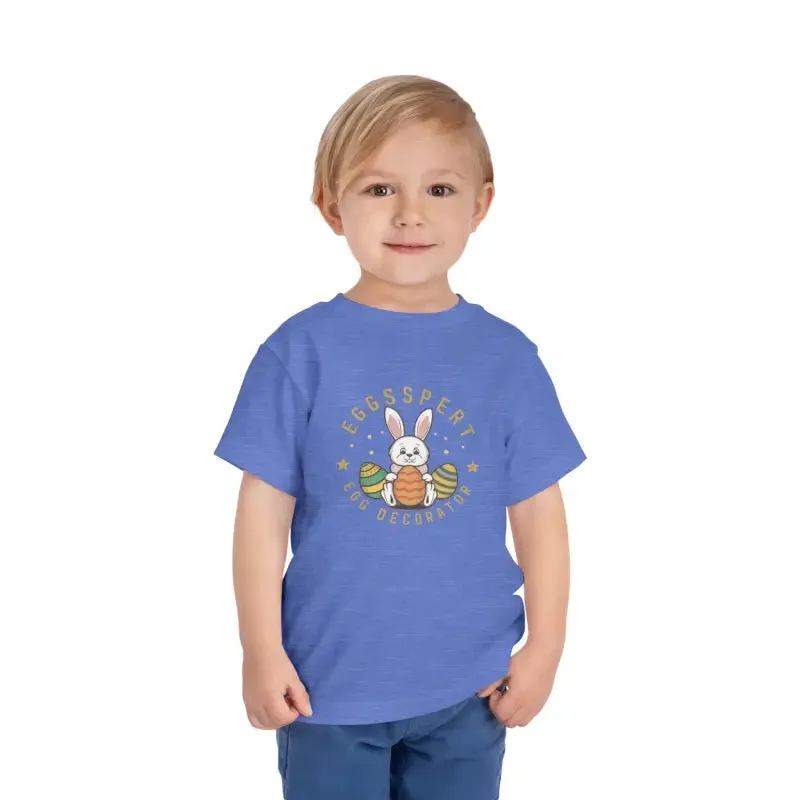 Eggspert Toddler Tee for Young Egg Decorators