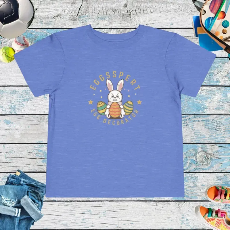 Eggspert Toddler Tee for Young Egg Decorators