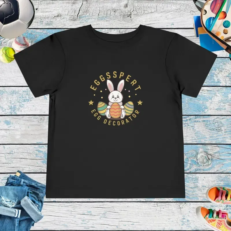 Eggspert Toddler Tee for Young Egg Decorators