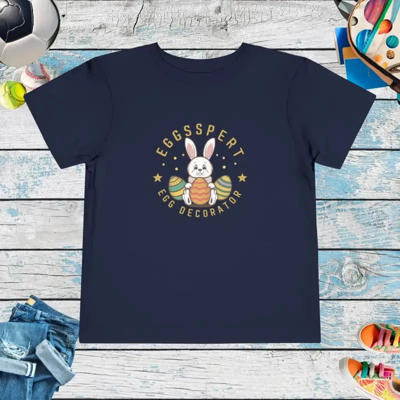 Eggspert Toddler Tee for Young Egg Decorators
