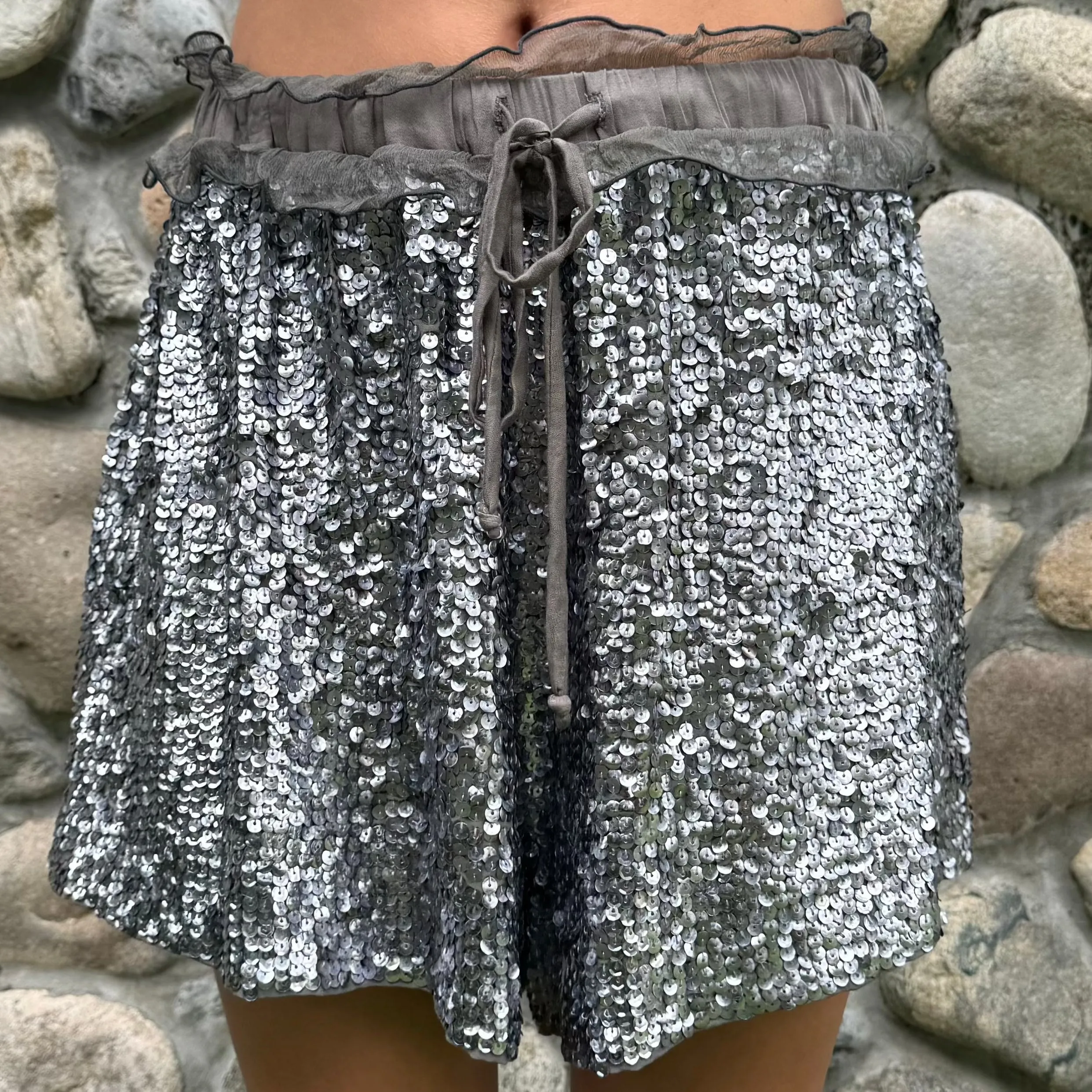 Elila Amara Sequin Shorts