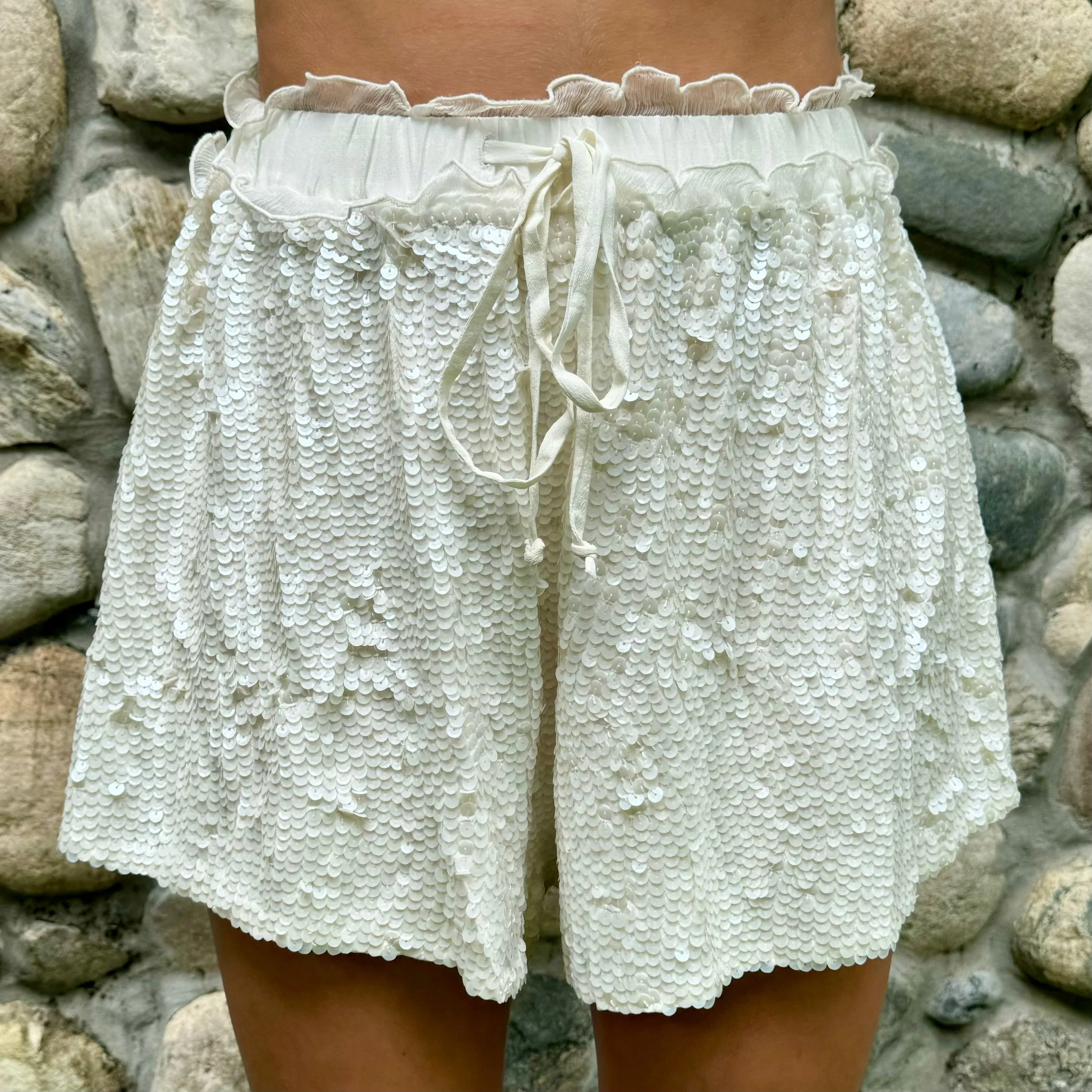 Elila Amara Sequin Shorts
