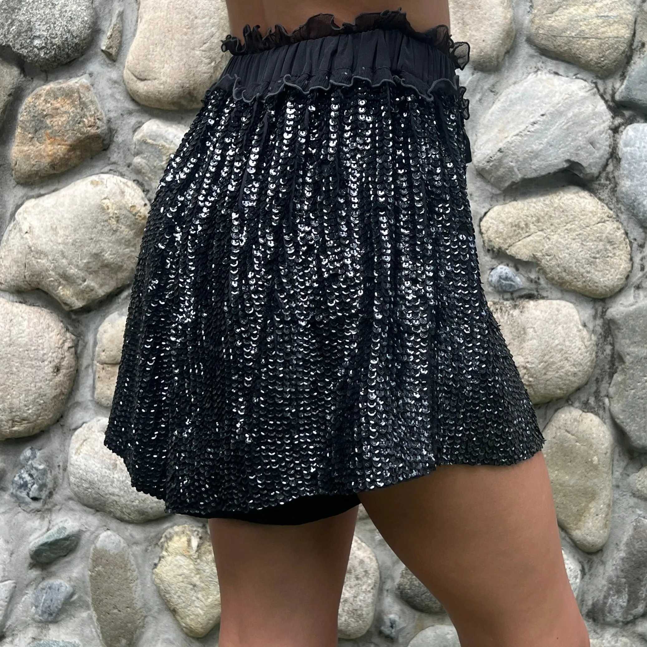 Elila Amara Sequin Shorts