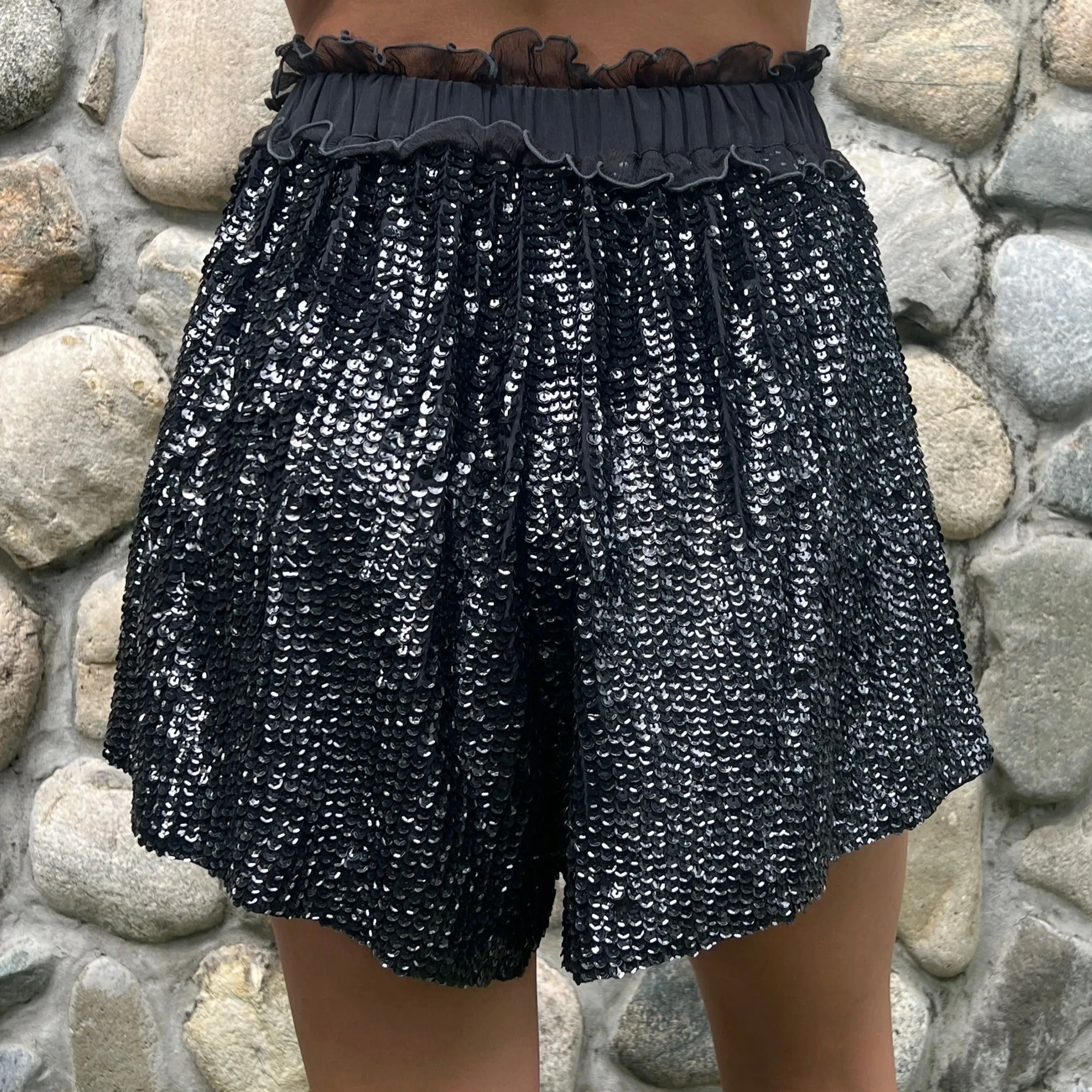 Elila Amara Sequin Shorts