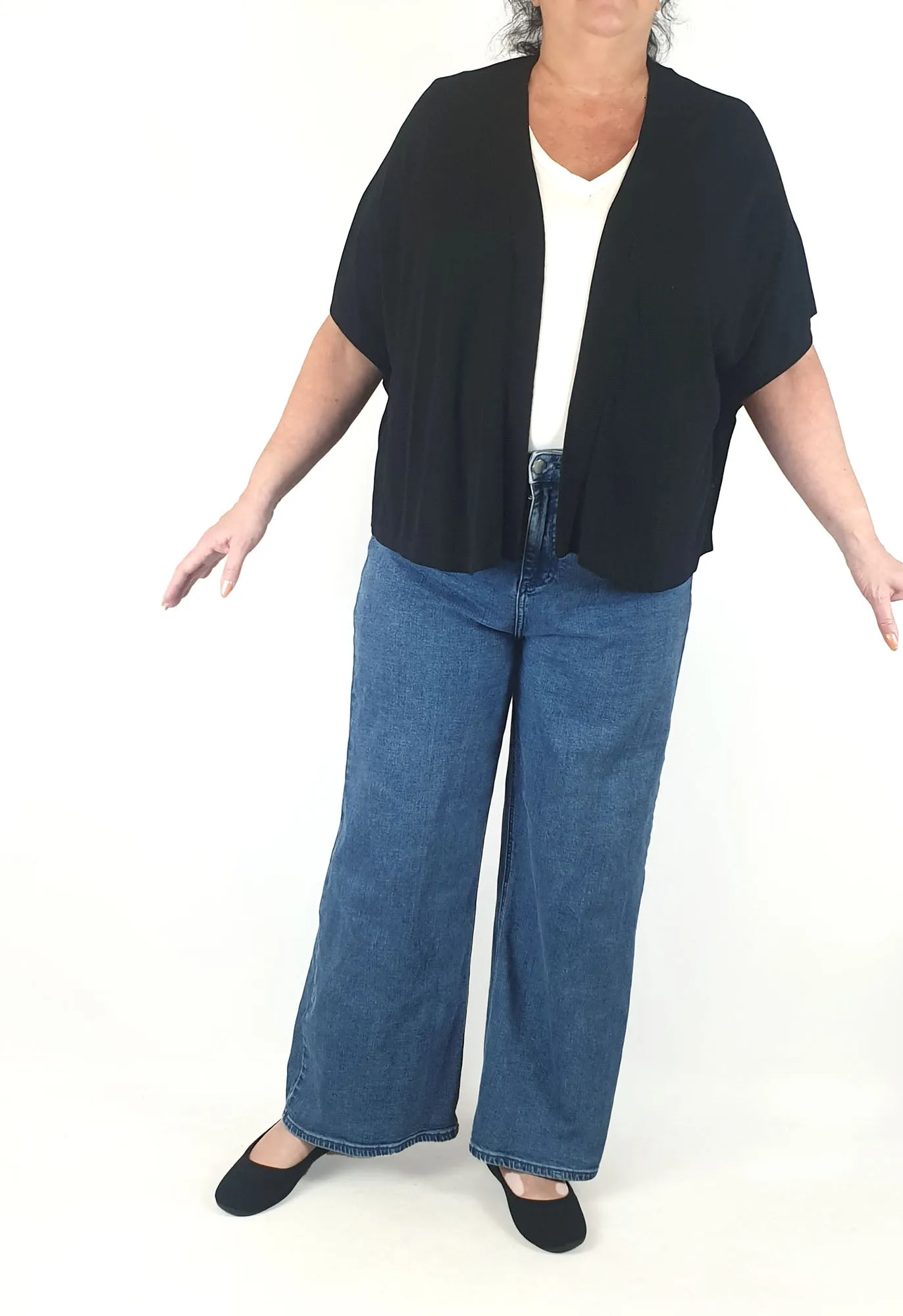 Elk black cardigan one size