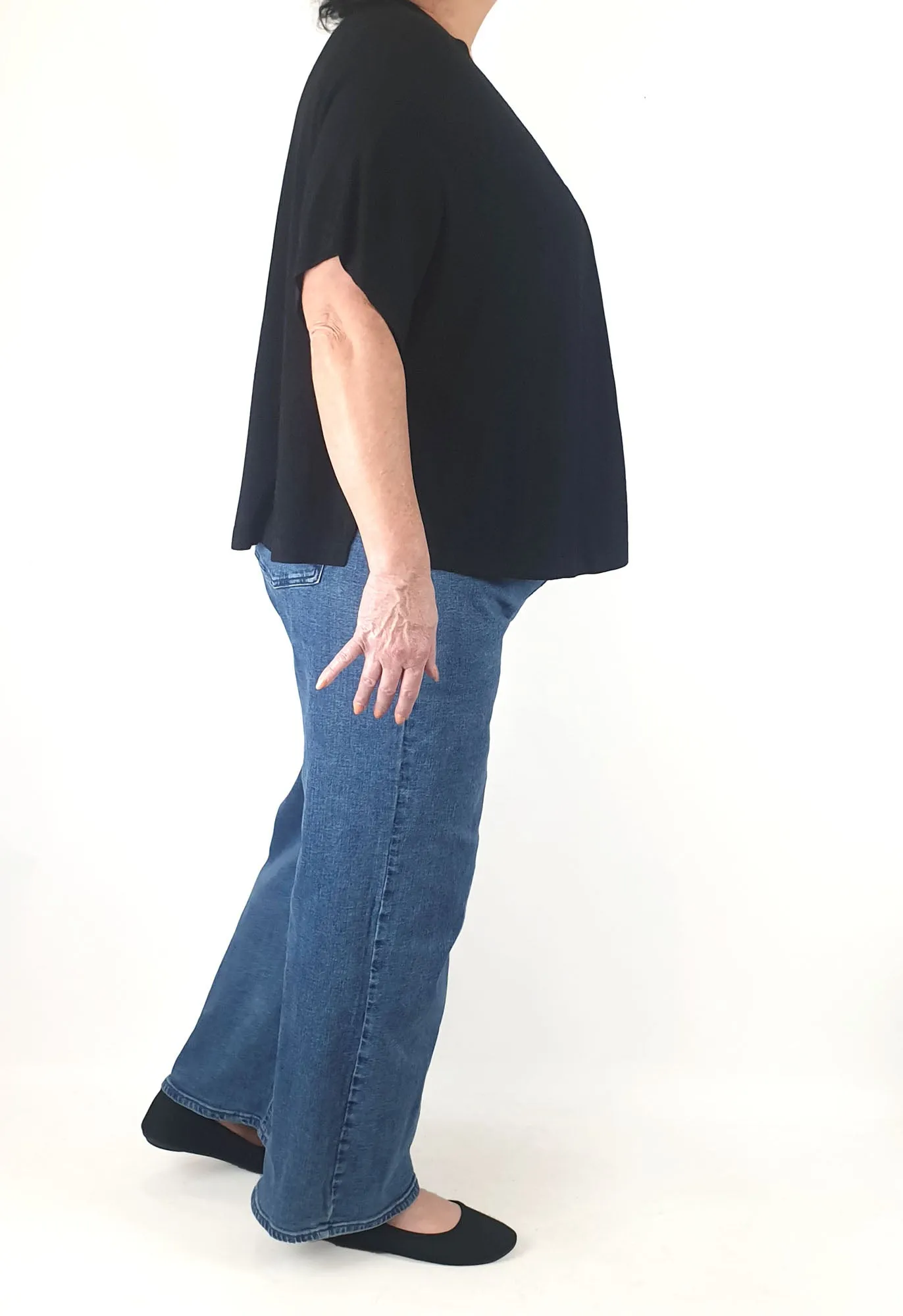 Elk black cardigan one size