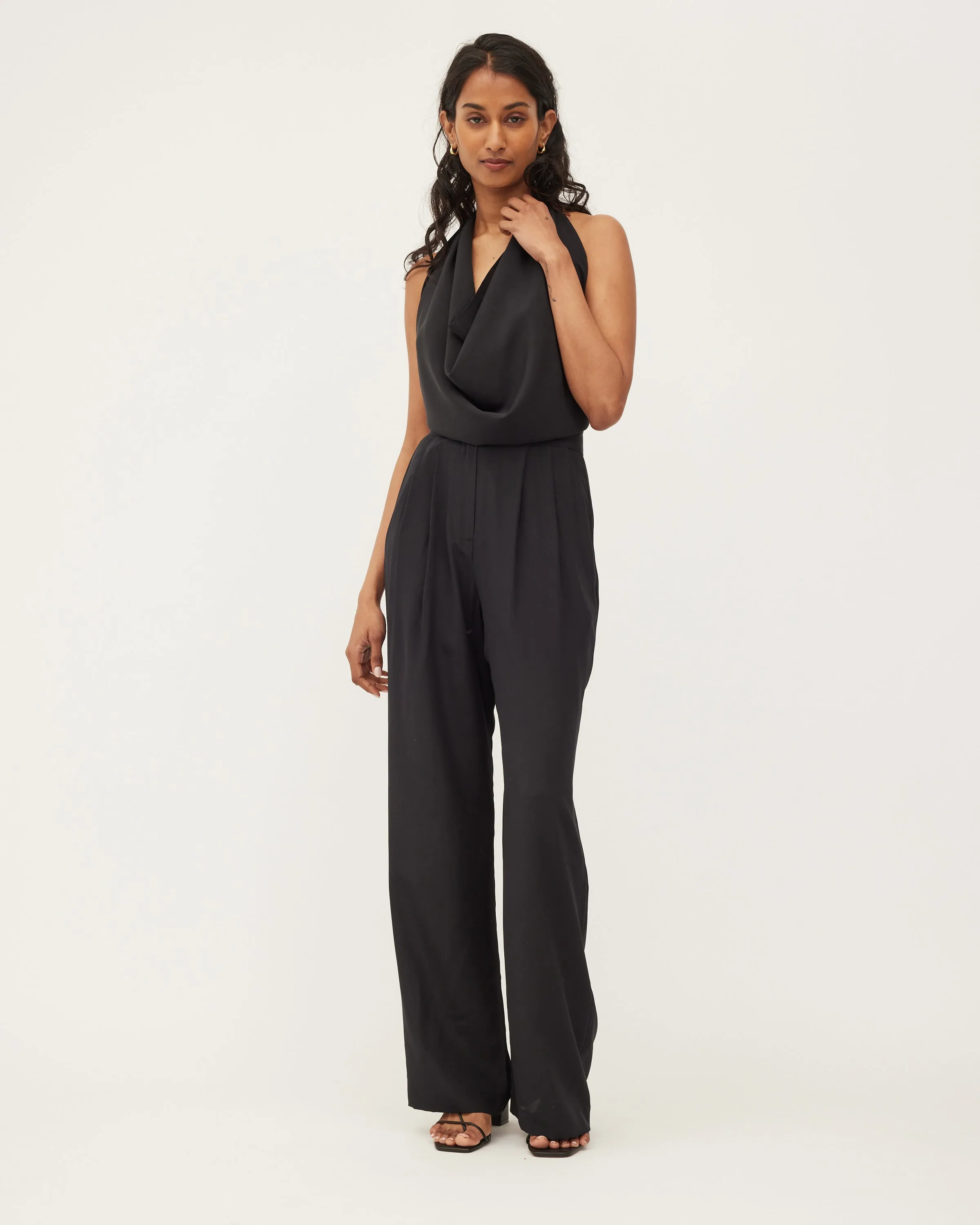 EMMA HALTER | BLACK PURE SILK