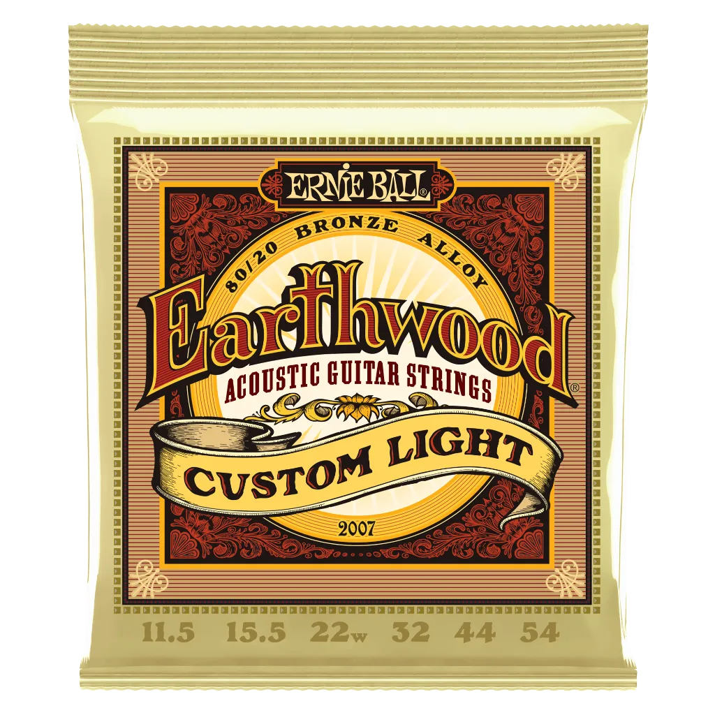 Ernie Ball Earthwood (Custom Light) 80/20 Bronze Acoustic Strings