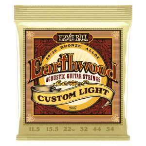 Ernie Ball Earthwood (Custom Light) 80/20 Bronze Acoustic Strings