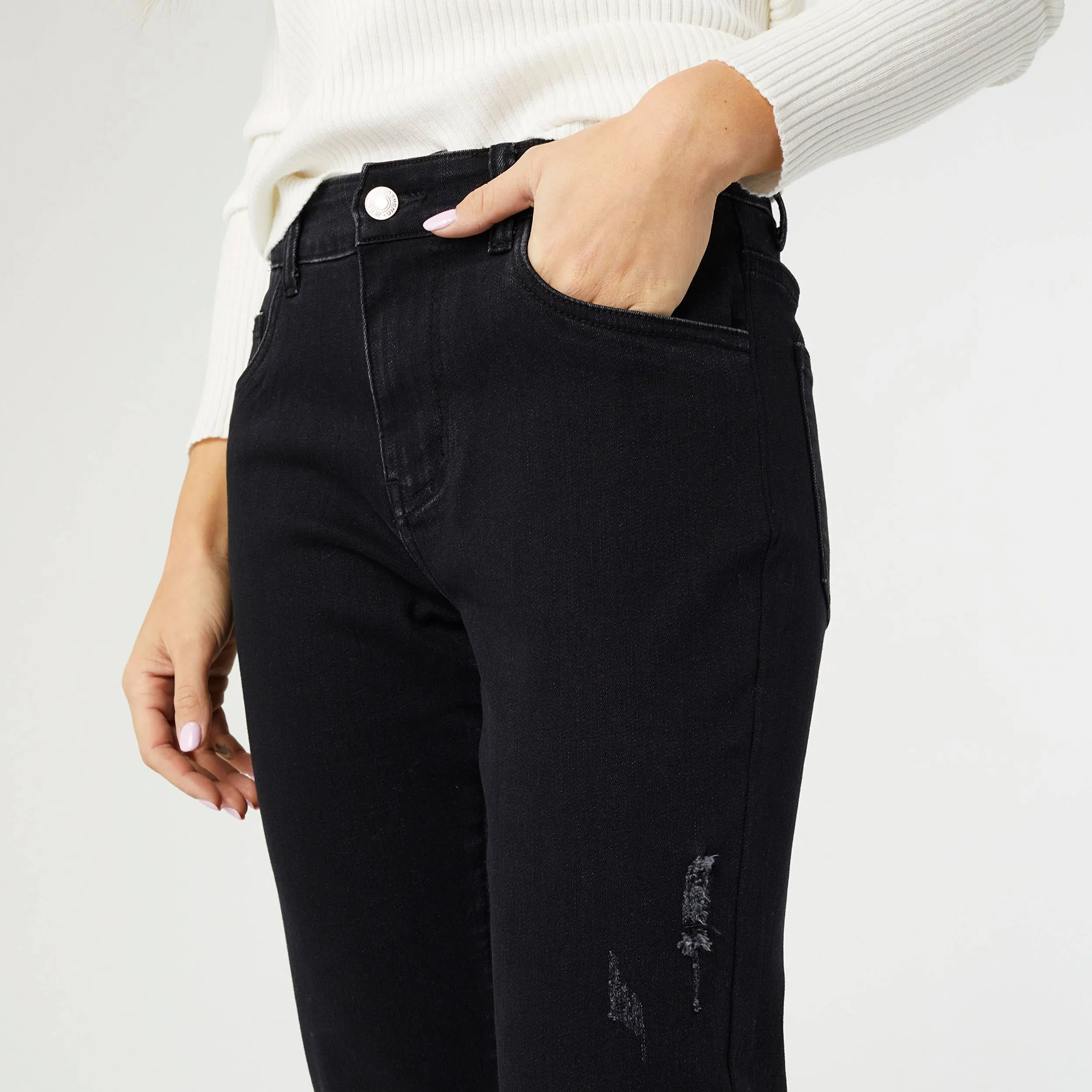 EverStretch Straight Ankle with Raw Bottom