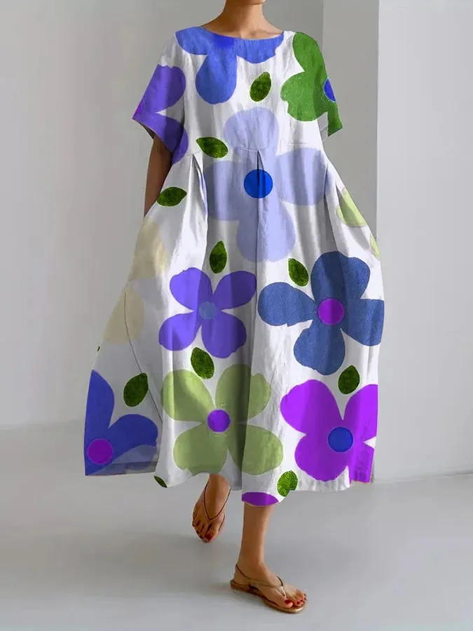 Evie – Light Floral Midi