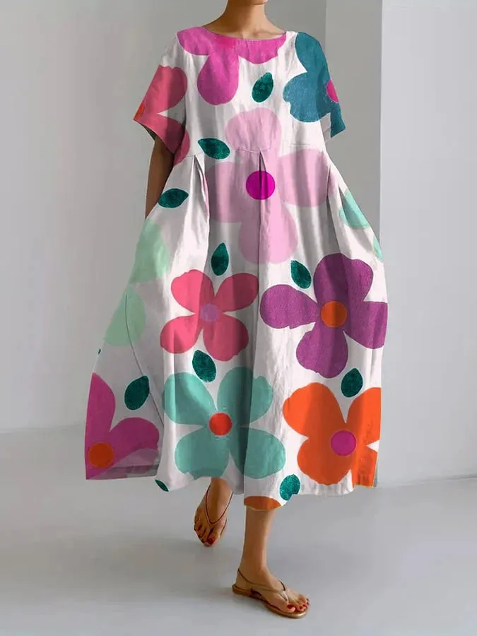 Evie – Light Floral Midi