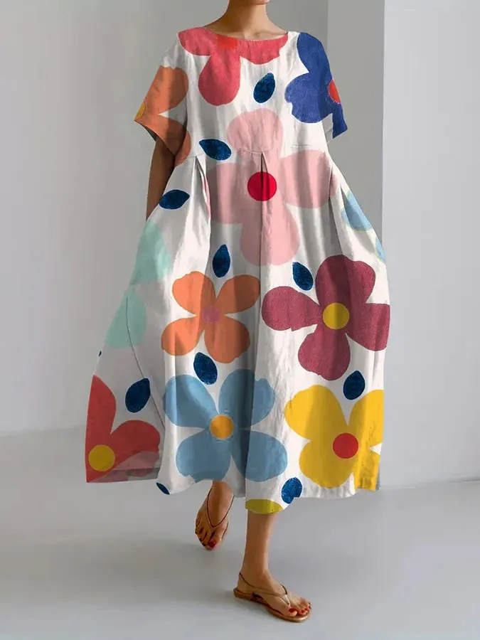 Evie – Light Floral Midi
