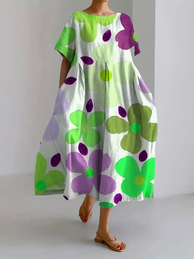 Evie – Light Floral Midi