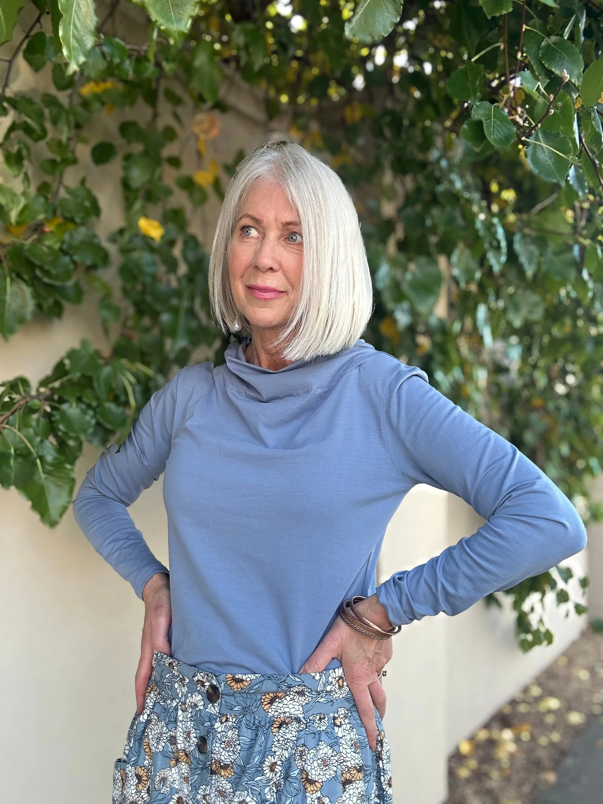 Evie Top - Blue