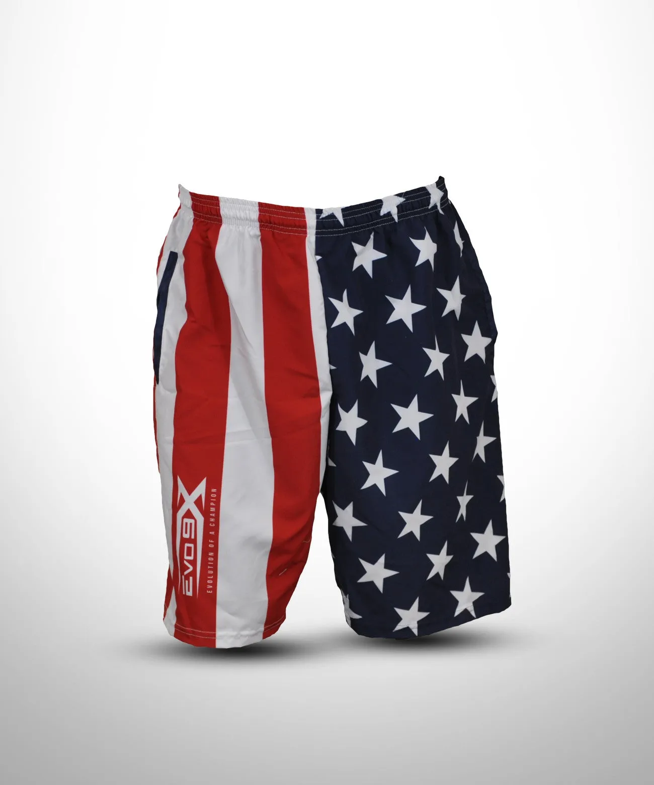 Evo9x AMERICAN FLAG Design Full Dye Sublimated Microfiber Shorts