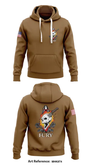 F CO. 3-319TH AFAR Store 1 Core Men's Hooded Performance Sweatshirt - MHK8t4