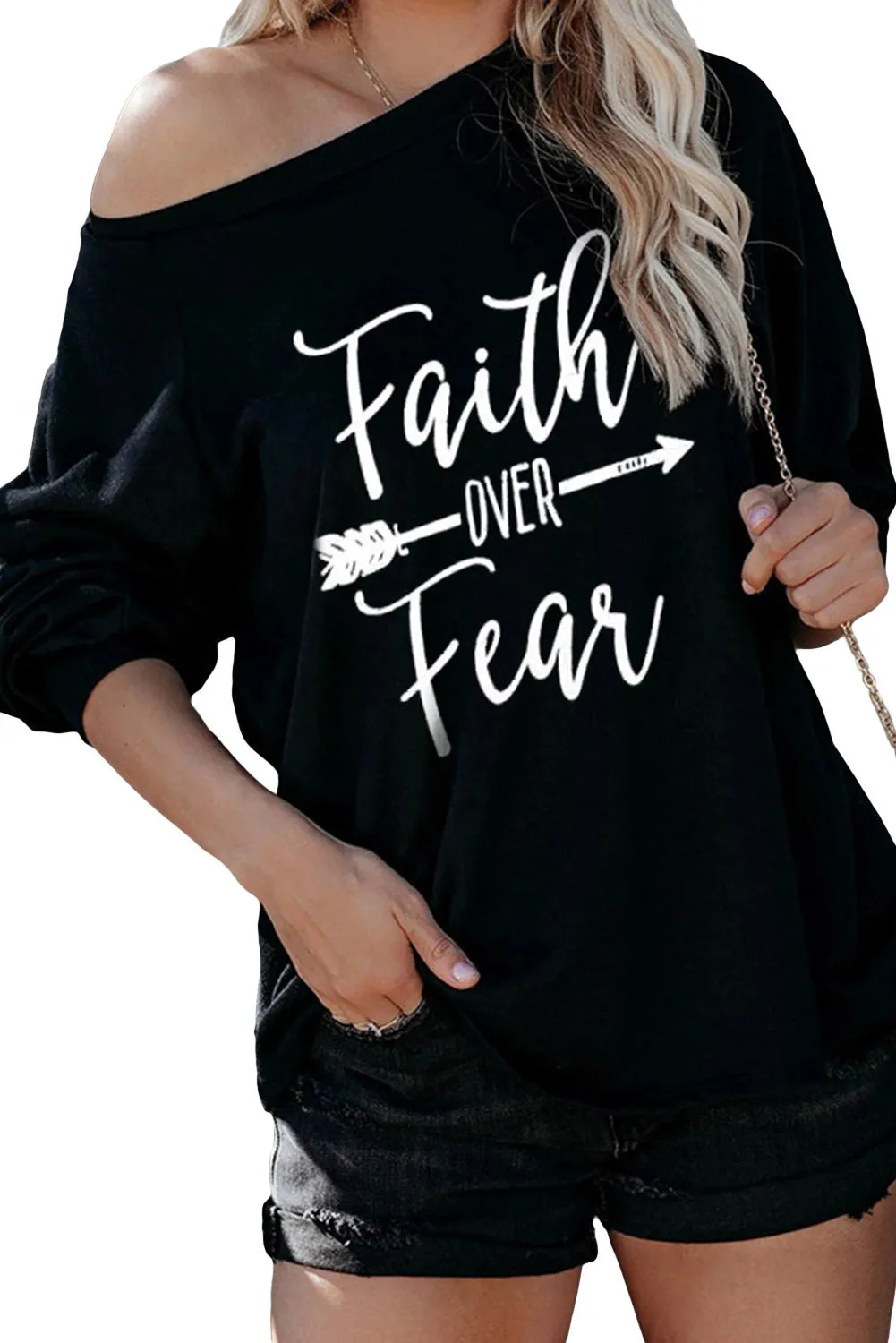 Faith OVER Fear Rose Shirt