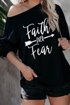 Faith OVER Fear Rose Shirt