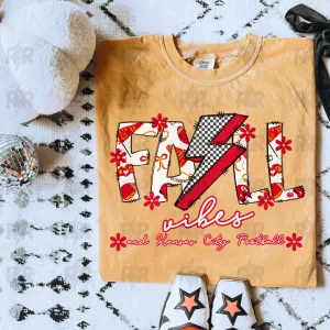Fall Vibes & Kansas City Football Mustard Tee