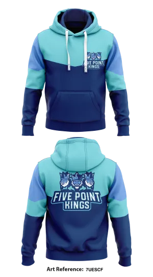 FivePointKings Store 1  Core Men's Hooded Performance Sweatshirt - 7UEScf