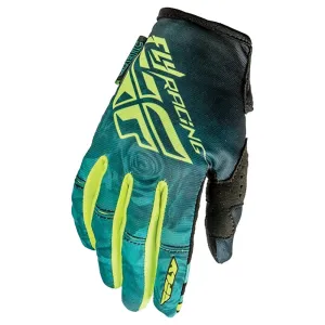 Fly Women's Kinetic Teal/ Hi-Vis Gloves