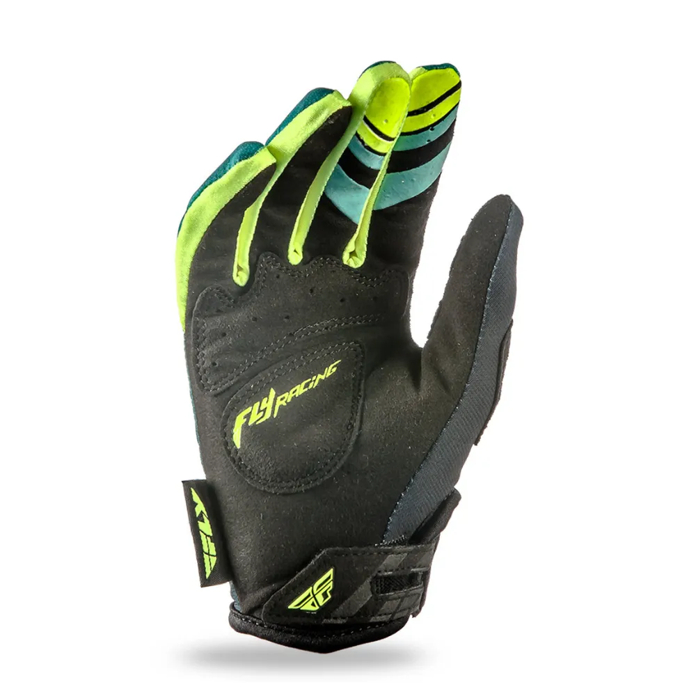 Fly Women's Kinetic Teal/ Hi-Vis Gloves
