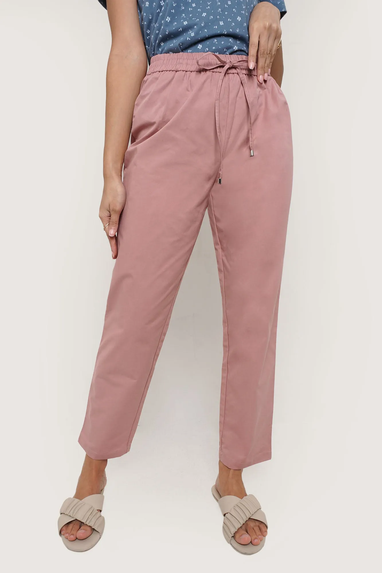 Full Length Drawstring Cozy Pants