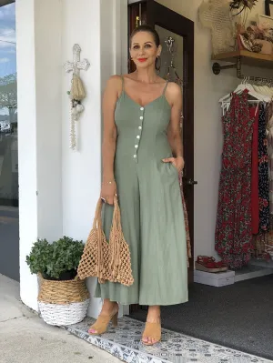 Gabriella Jumpsuit - Khaki