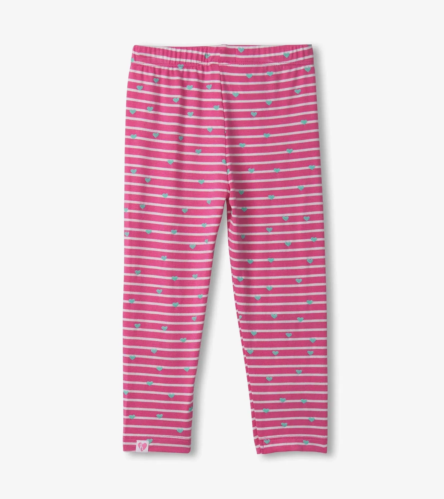 Hatley Baby & Toddler Girls Little Hearts Stretch Bamboo Leggings