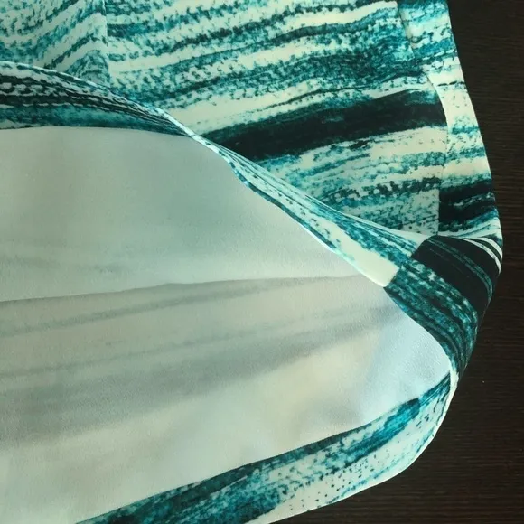 Haute Hippie Silk Shorts Abstract Drawstring