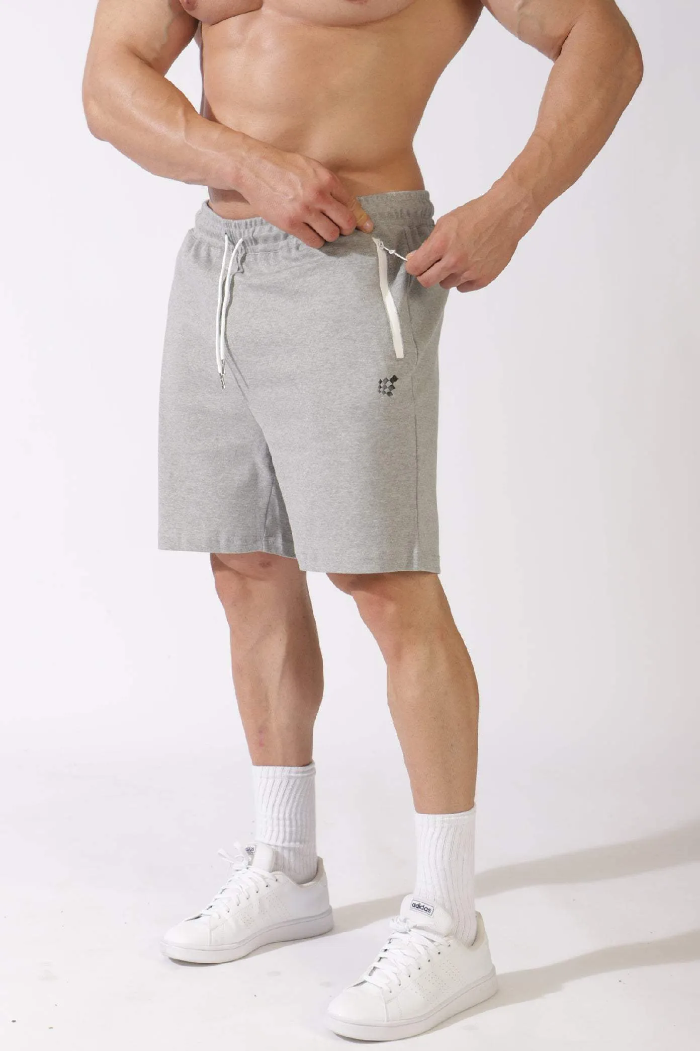Hero 6" Mid-Length Sweat Shorts - Gray