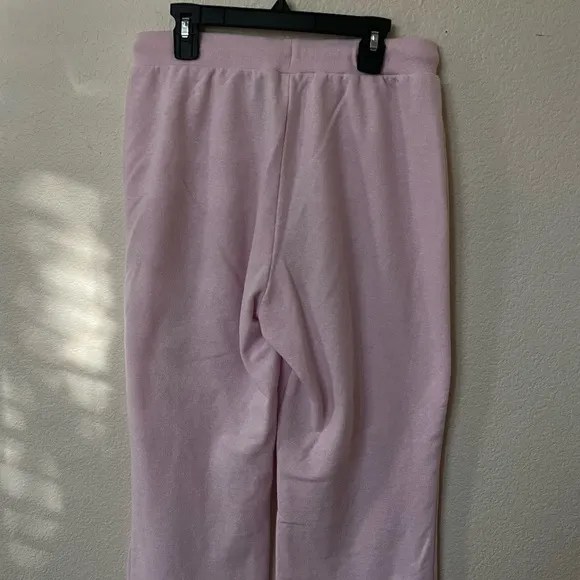 HILL HOUSE | Cozy Light Pink Puff Sleeve Teddy Top and Pajama Pant Set | Size S