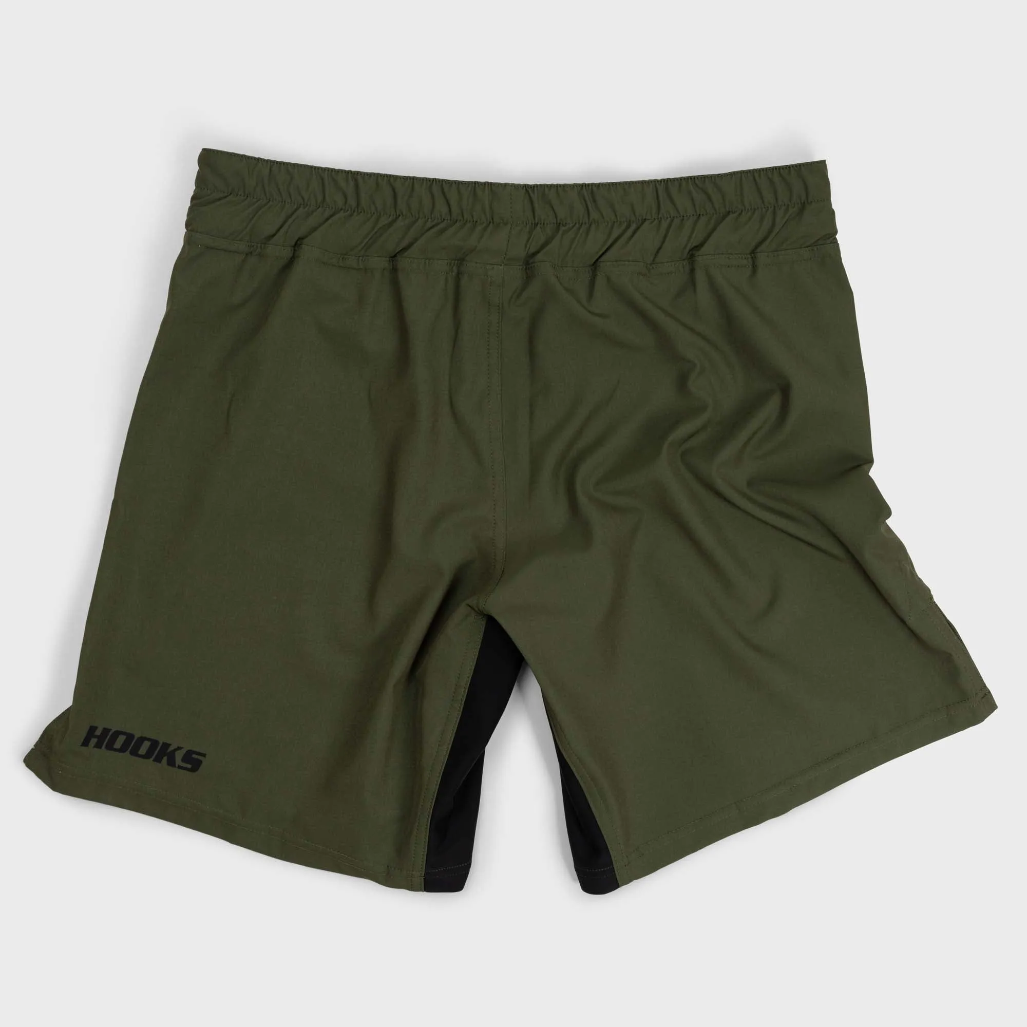 Hooks Fusion BJJ Grappling Shorts - Olive