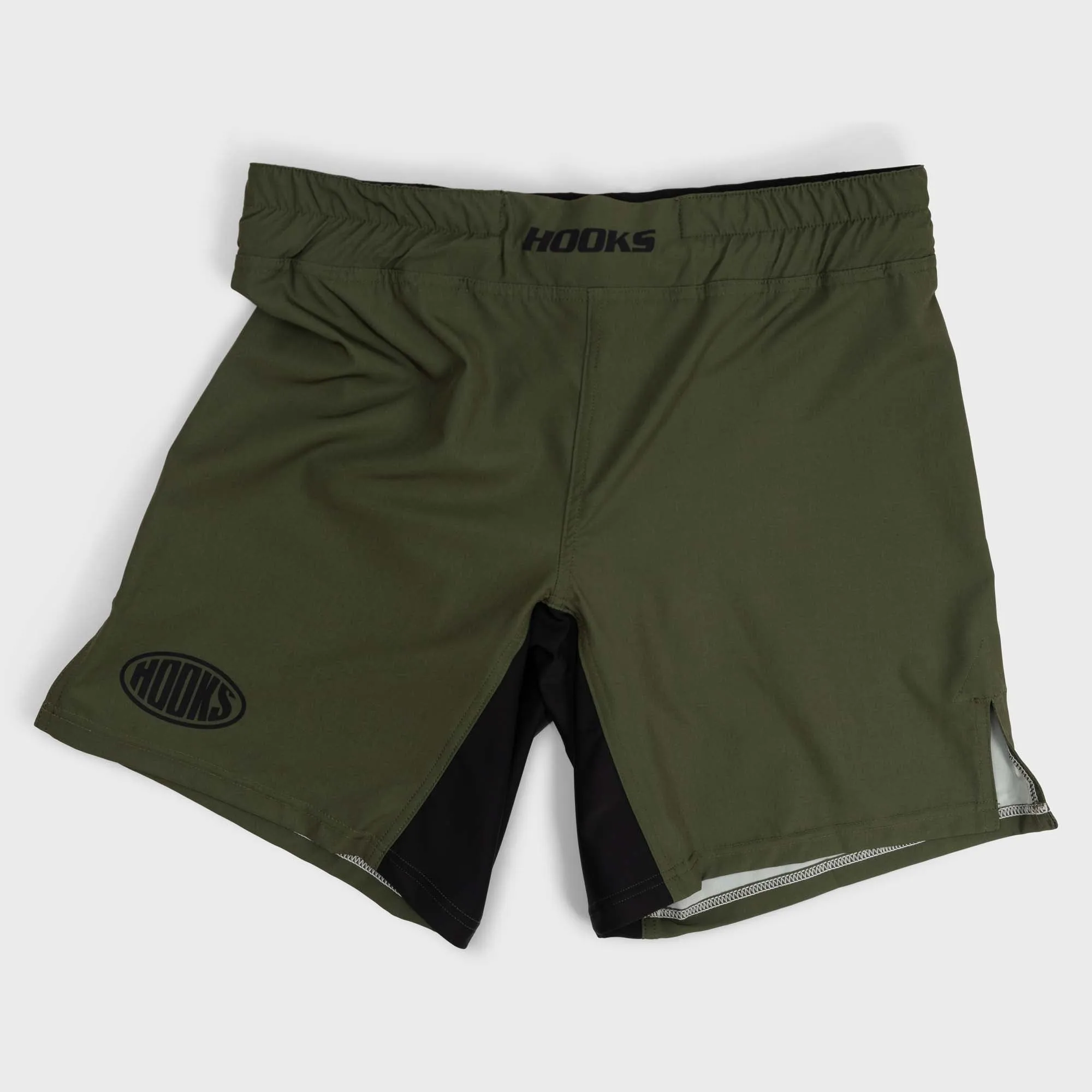 Hooks Fusion BJJ Grappling Shorts - Olive