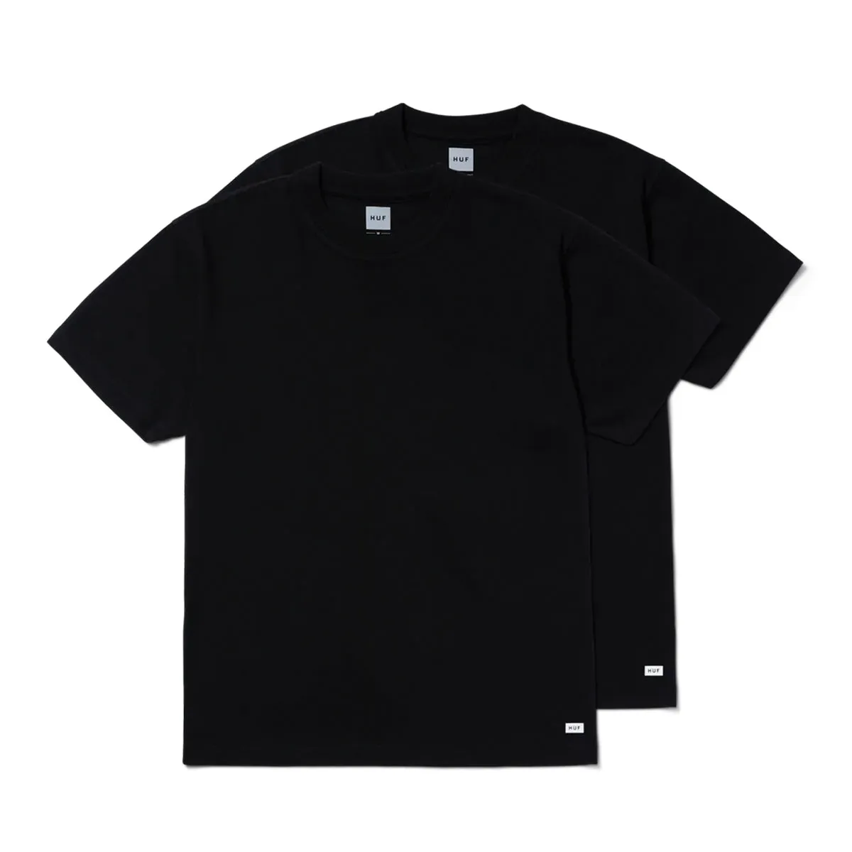 Huf - Set 2 Pack Tee Black