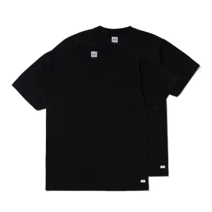 Huf - Set 2 Pack Tee Black